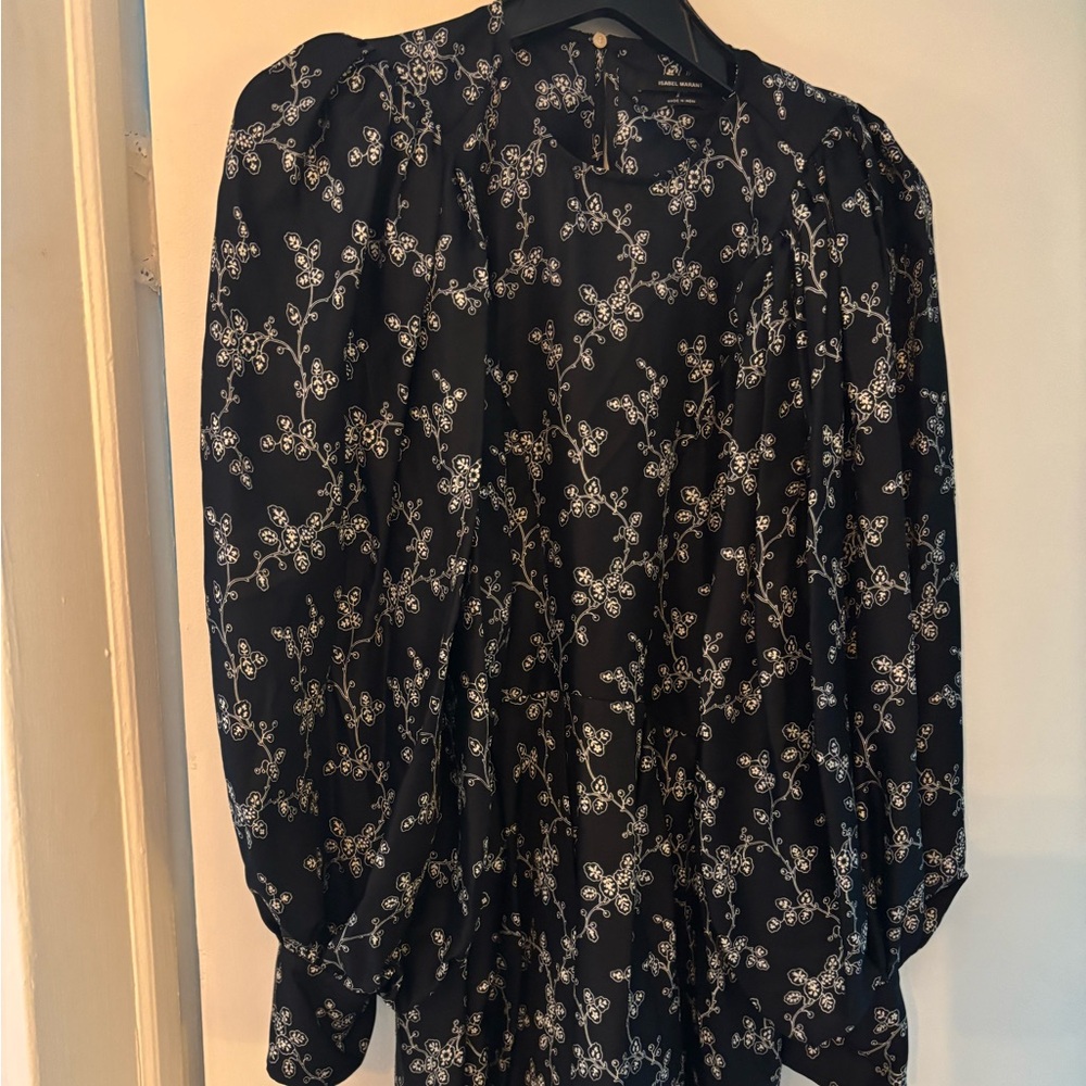 Isabel Marant floral silk dress